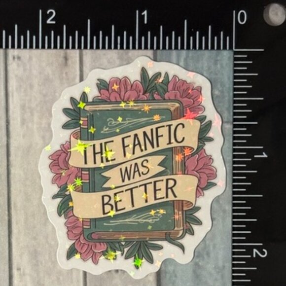 🌀10/$10🌀 Book Lover Holographic Reusable Waterproof Vinyl Sticker Decal - Picture 1 of 1